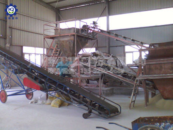 小型有機肥濕法造?，F(xiàn)場