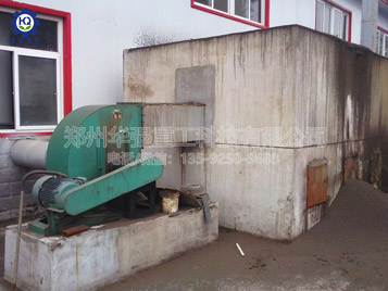 有機肥生產(chǎn)現(xiàn)場